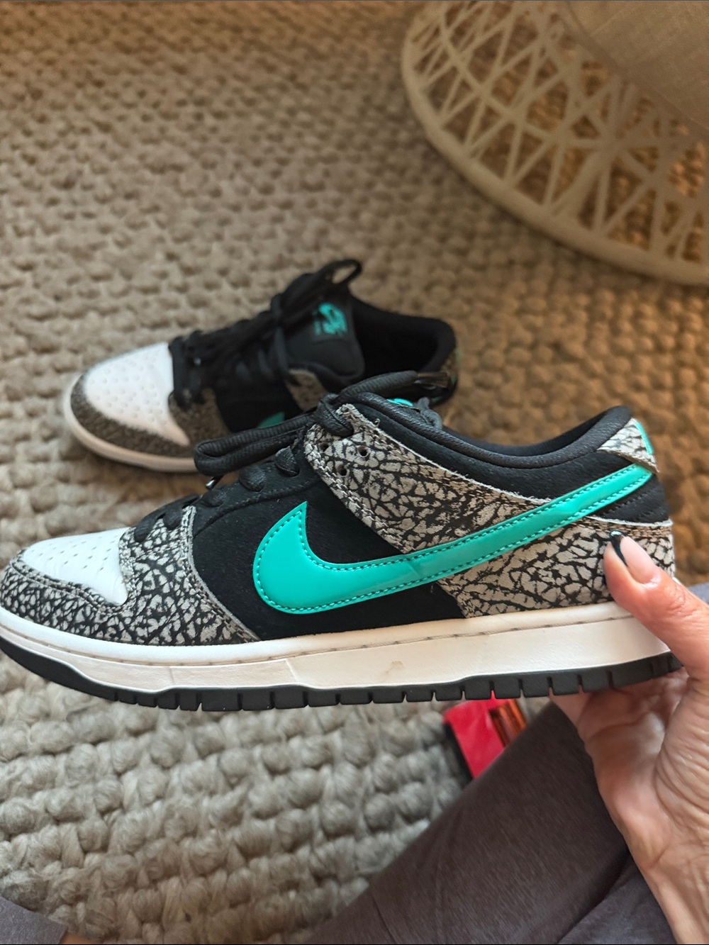 Nike SB Dunk Low “atmos Elephant”, style BQ6817-009, released November 11, 2020